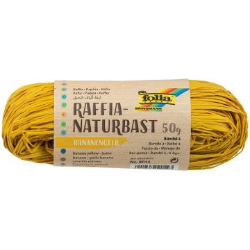 Pelote de Raphia - Jaune Banane : FOLIA Visuel
