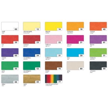 Papier de soie - Marron - 500 x 700 mm FOLIA