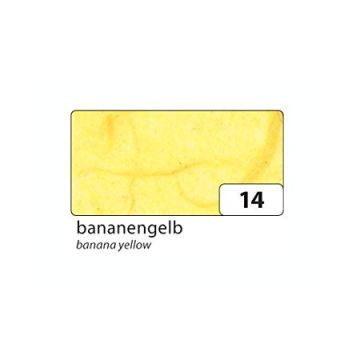 Soie de paille - Jaune Banane - 470 x 640 mm : FOLIA Photo