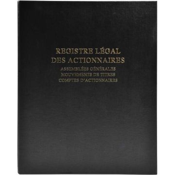 Registre des Actionnaires Assemblées, Mouvements de Titres et Comptes individuels SAS et SA Le Dauphin 942D Modèle