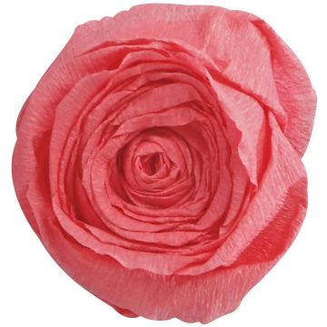 Papier Crépon - Rose saumon : CLAIREFONTAINE Photo