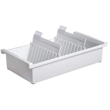 Bac pour 1300 fiches - Format A5 - Gris clair : HAN