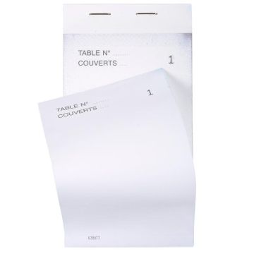 Bloc MAITRE D'HOTEL Autocopiant Dupli 150 x 80 mm Exacompta 96201E