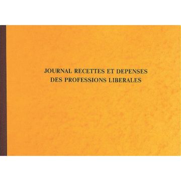 EXACOMPTA 9620 Journal des Recettes Dépenses Professions libérales Registre 