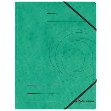 Chemise à élastiques A4 - Vert : HERLITZ Easyorga Visuel