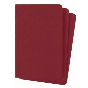 Carnet de Notes Uni 21 x 13 cm - Rouge MOLESKINE Lot de 3
