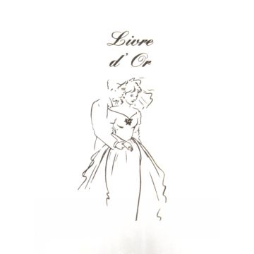 5450 ELVE : Livre d'or -  Jeunes Mariés - 297 x 210 mm - Blanc