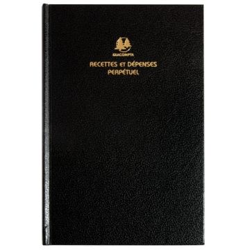 Agenda perpétuel des Recettes et Dépenses EXACOMPTA 38871E Registre