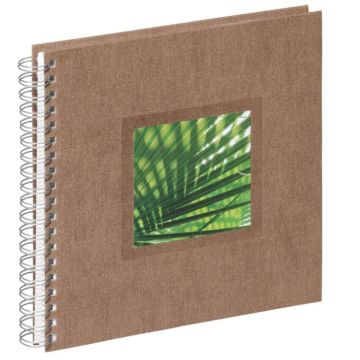 Photo Album photos à spirales - 240 x 250 mm - Brun PAGNA Nature Palm