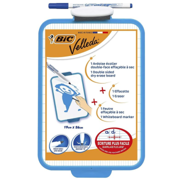 Photo Ardoise blanche - 190 x 260 mm BIC Velleda