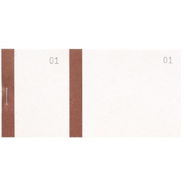 BLOC VENDEUR Exacompta Carnet de tickets - Marron 96301E