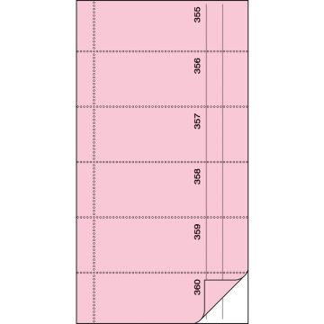 BON NUMEROTE Carnet autocopiant de Bon Rose (SIGEL BO098)
