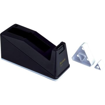 Dévidoir pour ruban adhésif - Ruban 25 mm x 66 m - Noir SCOTCH