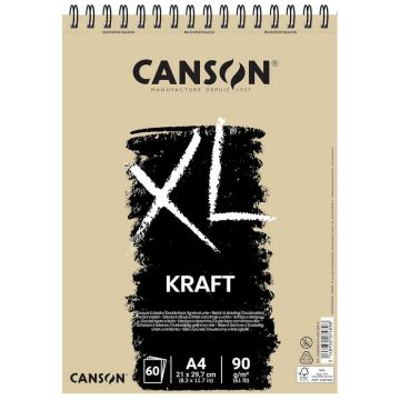 Bloc pour Croquis et Etudes A4 - XL Kraft CANSON
