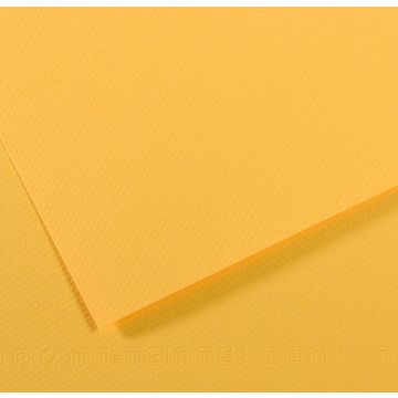 Feuille de papier dessin Mi-teintes - Jaune - 500 x 650 mm : CANSON Photo