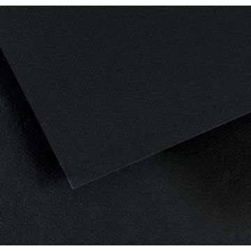 Feuille de papier dessin Mi-teintes - Noir - 500 x 650 mm : CANSON