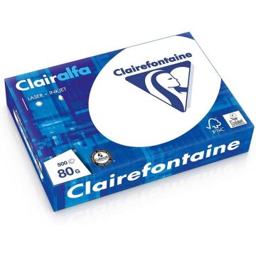 Ramette de papier de 500 feuilles A4 - 80 g - Extra blanc : CLAIREFONTAINE Visuel