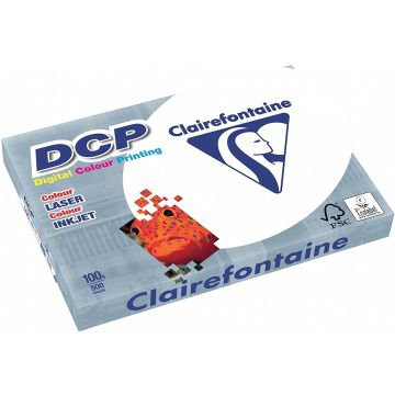 Ramette de papier de 500 feuilles A3 DCP - 100 g - Blanc : CLAIREFONTAINE Visuel