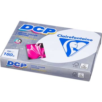 Ramette de papier de 250 feuilles A4 DCP - 160 g - Blanc : CLAIREFONTAINE Visuel