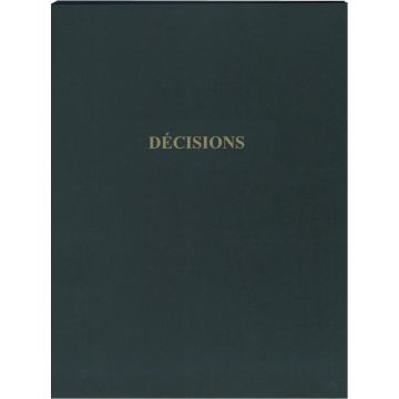 ELVE : Registre -  Décisions - D72 Procès verbal