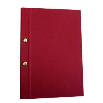 ELVE D92 Reliures d'archives de notaires - Griotte (Classeur à vis en laiton