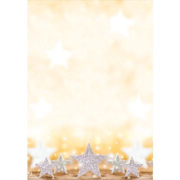 Papier à motif de Noël - Etoiles Scintillantes - Lot de 100 feuilles : SIGEL image