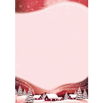 Papier à motif de Noël - Nuit Silencieuse - Lot de 100 feuilles : SIGEL image