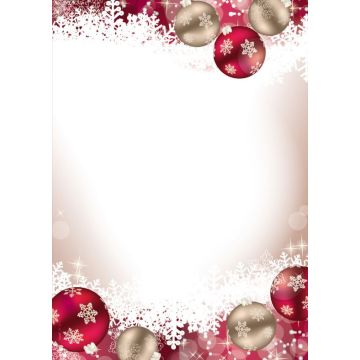 Papier à motif de Noël - Gelée - Lot de 100 feuilles : SIGEL image