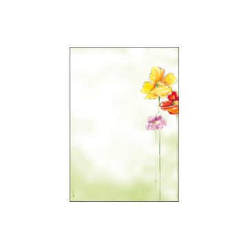 SIGEL DP123 : Lot de 50 feuilles de papier - Fleurs de printemps