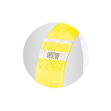 Bracelets d'identification - Jaune fluo : SIGEL Super Soft  Lot de 120 image