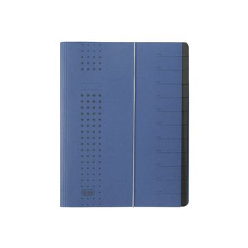 ELBA 400001992 : Trieur à élastique 12 compartiments - Bleu Foncé 