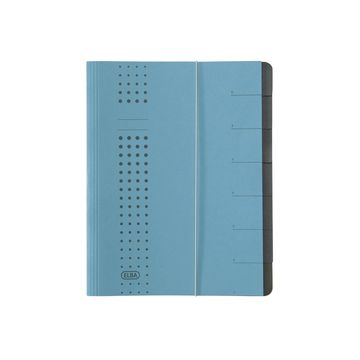 ELBA 400002020 : Trieur à élastique 7 compartiments - Bleu