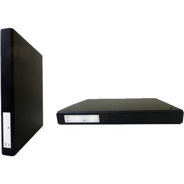 Classeur noir pour document juridique ELVE D550 sans inscription