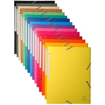 EXACOMPTA : Chemises à élastiques 17100H  - Assortiment