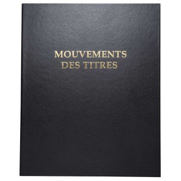 Registre Mouvements de titres - Comptes des actionnaires 4603E EXACOMPTA