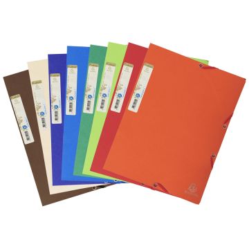 Chemise à élastiques et 3 rabats - Couleurs assorties EXACOMPTA Forever Modèle