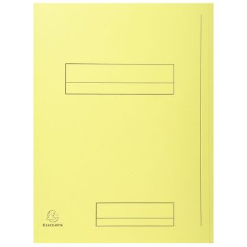 Lot de 50 Chemises rigides imprimées - Jaune EXACOMPTA Super 210 Image