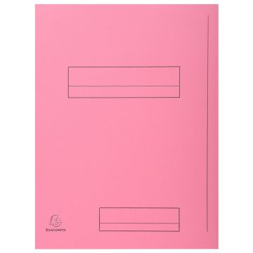 Lot de 50 Chemises rigides imprimées - Rose EXACOMPTA Super 210 Image