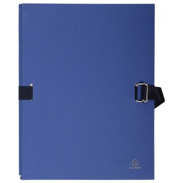 Chemise à sangle avec rabat - Bleu foncé EXACOMPTA Image