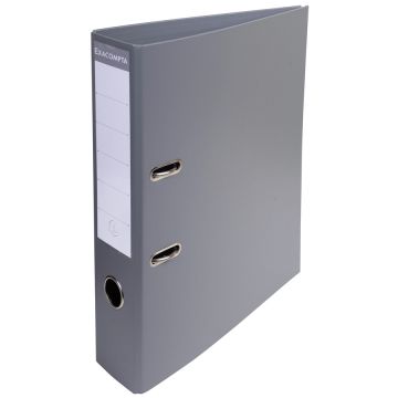 Classeur à levier en PVC - Dos de 70 mm - Gris Souris : EXACOMPTA Image