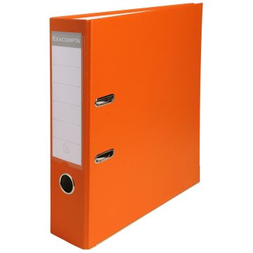 Classeur à levier en PP - Dos de 80 mm - Orange EXACOMPTA Photo