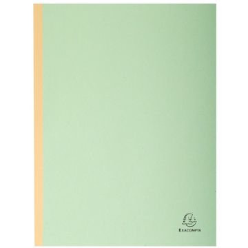 EXACOMPTA : Chemises à soufflet dos toilé - Vert pré (Papier recyclé)