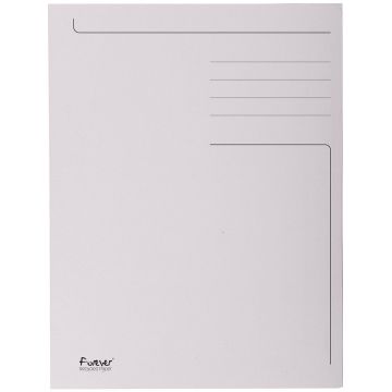 EXACOMPTA : Lot de 50 chemises imprimées à 3 rabats - Gris 448019E