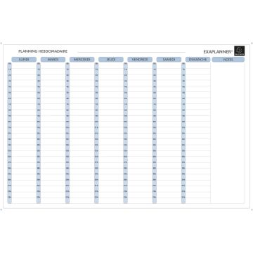 EXACOMPTA : Planning hebdomadaire 7 jours  Exaplanner photo