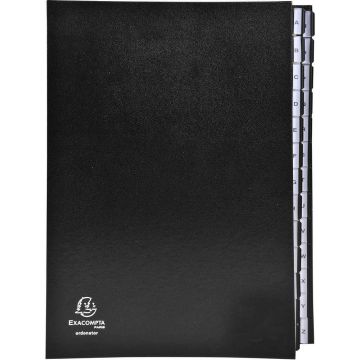 Trieur alphabétique - 26 compartiments - Noir  621265E EXACOMPTA photo