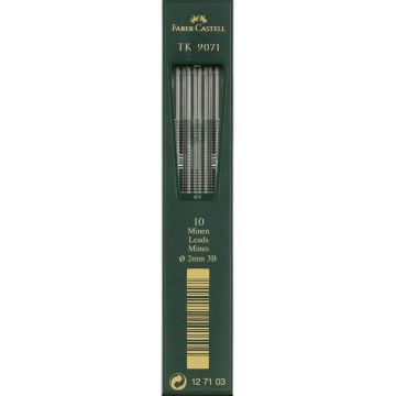 Lot de 10 mines de rechange TK 9071 - 3B : FABER CASTELL Illustration