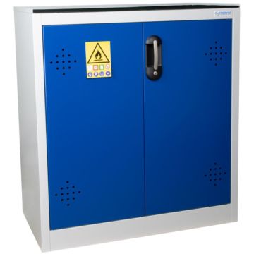 Armoire Bleu pour produits dangereux  AZ110B fermée