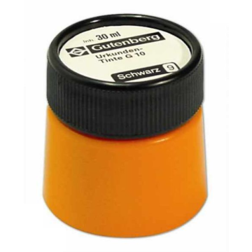 GUTENBERG : Encre pour actes - 30 ml - Noir 10102
