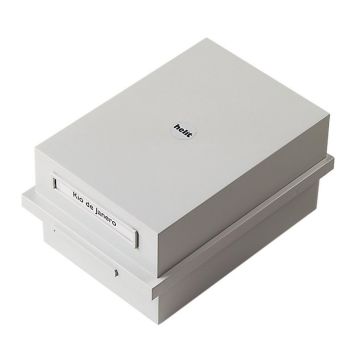 Boîte pour 900 fiches A6 paysage - Gris lumière - The Admin : HELIT