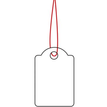 HERMA  : Lot de 1000 étiquettes à trou et ficelle 6902 - 15 x 24 mm (Affichage de prix)